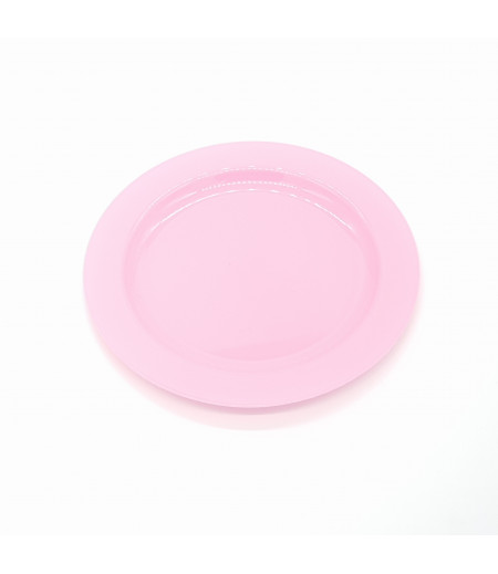 Plastik Tabak 10 lu Pembe 19 cm